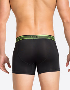 Perforated-Tech - Fitted Boxer Brief - Black