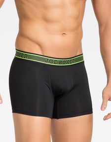 Perforated-Tech - Fitted Boxer Brief - Black