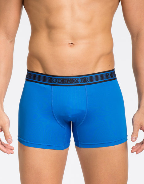 Perforated-Tech - Fitted Boxer Brief - Blue