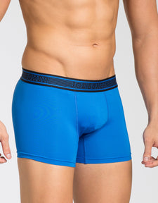 Perforated-Tech - Fitted Boxer Brief - Blue