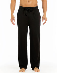 Modern Lounge Straight Leg Pant - Black