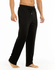 Modern Lounge Straight Leg Pant - Black