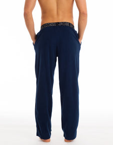 Microfleece Logo Pant - Navy