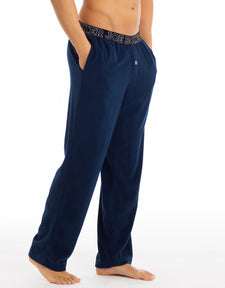 Microfleece Logo Pant - Navy