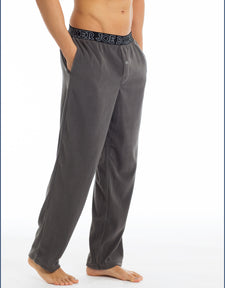 Microfleece Logo Pant - Grey