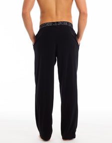 Microfleece Logo Pant - Black