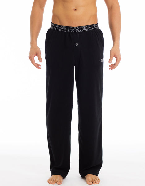 Microfleece Logo Pant - Black