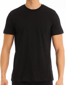 Classic - Crew Neck Tee - 2 Pack - Black