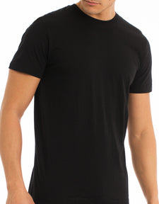 Classic - Crew Neck Tee - 2 Pack - Black