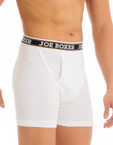 Classic Fitted Boxer - 2 pack - White