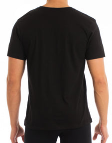 Classic - V-Neck Tee - 2 Pack - Black