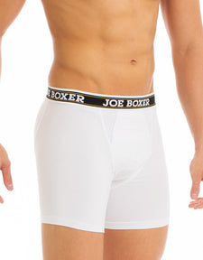 Classic Fit Stretch - Boxer Brief - 2 pack - White