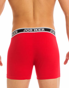 Modern Fit Stretch - Low-Rise Boxer Brief - 2 Pack - Red