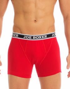 Modern Fit Stretch - Low-Rise Boxer Brief - 2 Pack - Red